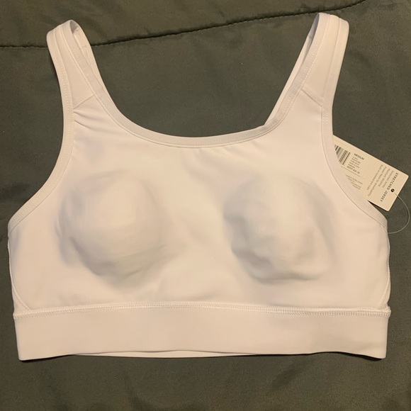 NWT Jockey high support stretched jersey white sports bra Medium - Picture 2 of 4